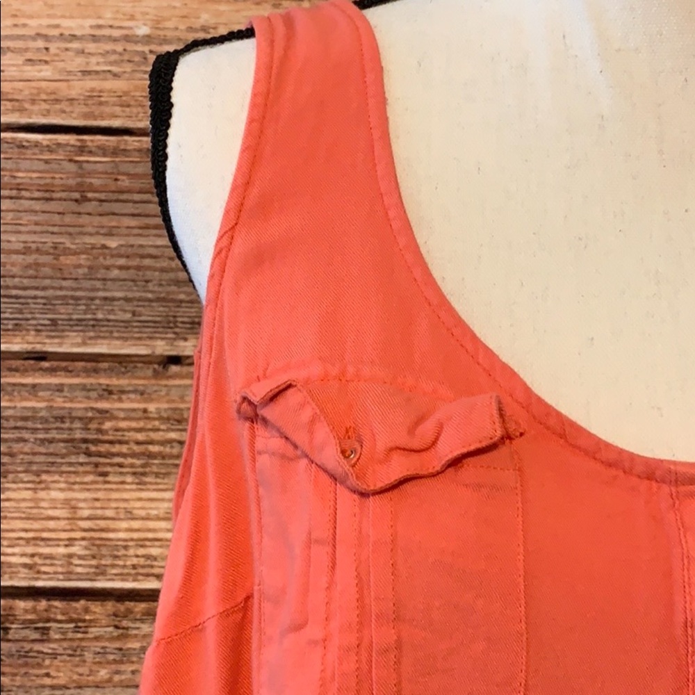 Torrid• peach Tank Top Button Down - Picture 3 of 7